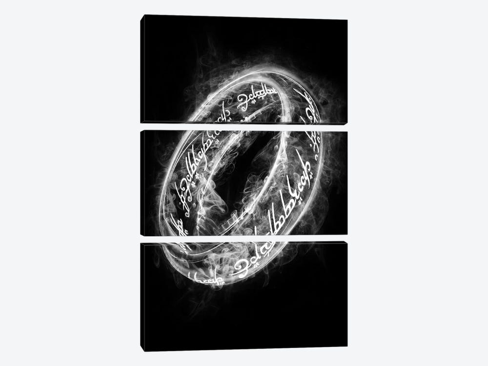 Smoky Ring by Donnie Art 3-piece Canvas Print