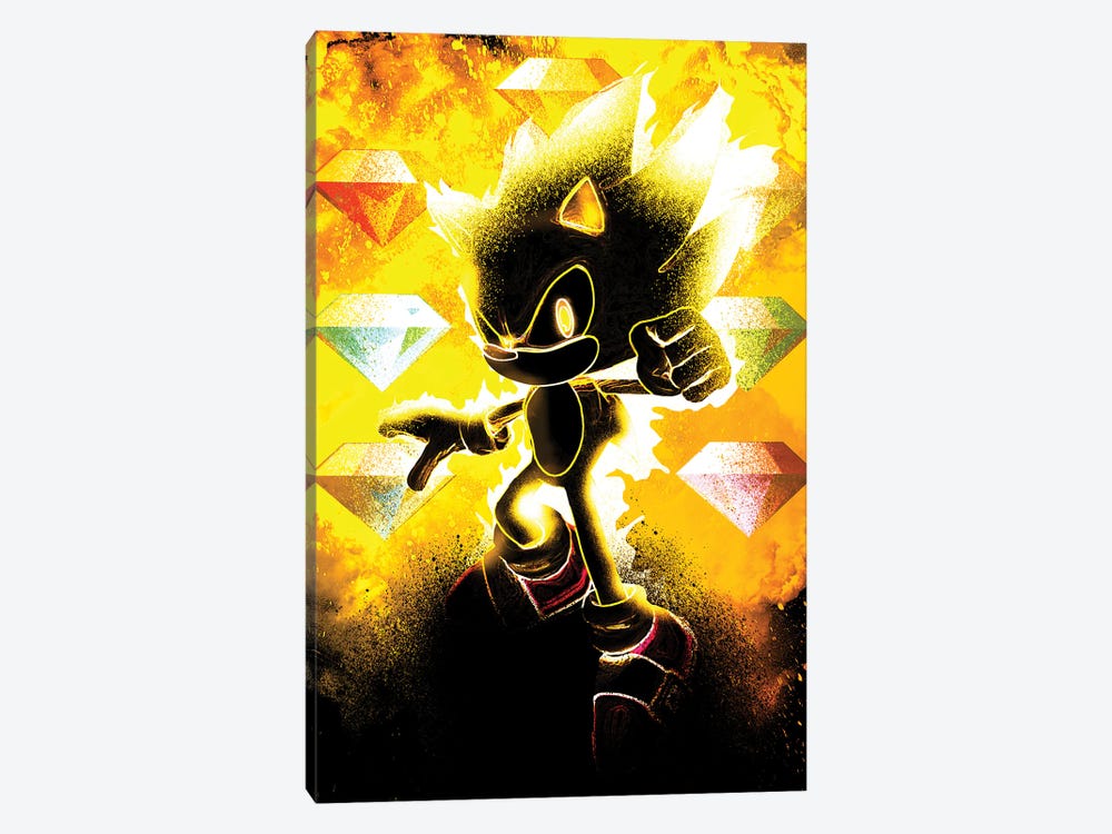 Soul Of The Gold Hedgehog by Donnie Art 1-piece Canvas Print