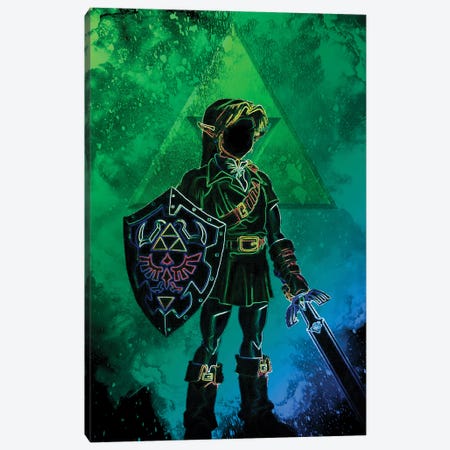 Soul Of The Hero Of Time Canvas Print #DNI188} by Donnie Art Art Print