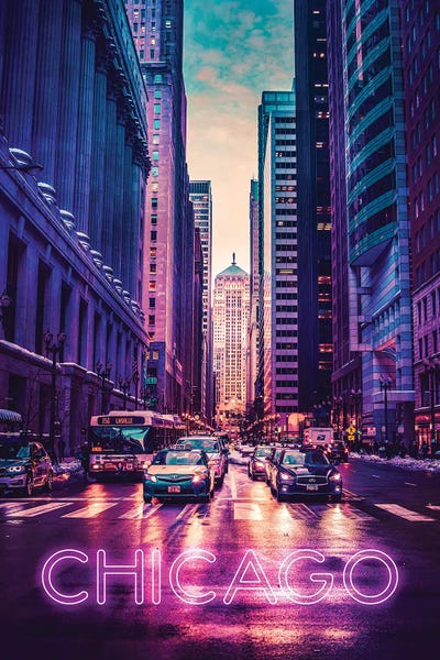 Neon: Chicago by Donnie Art