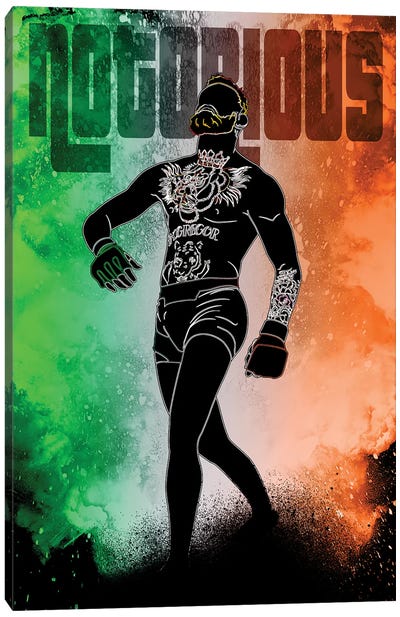 Soul Of The Notorious Canvas Art Print - Neon Art