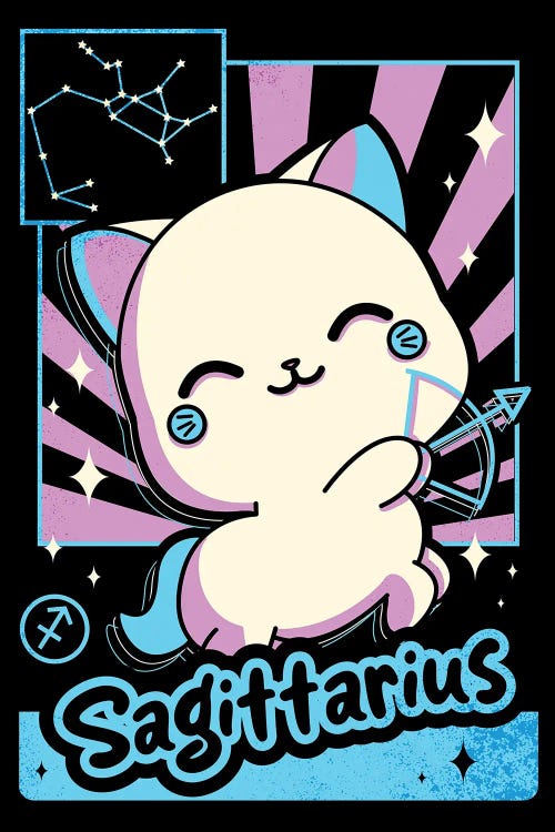 Kawaii Zodiac Sign Sagittarius
