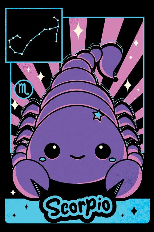 Kawaii Zodiac Sign Scorpio