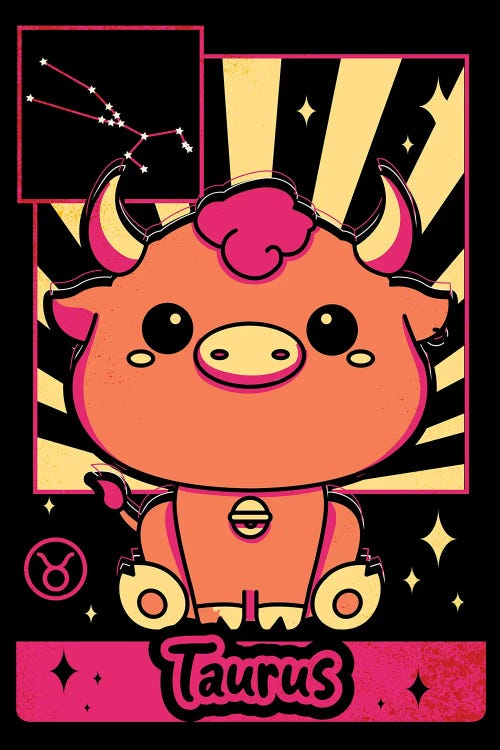 Kawaii Zodiac Sign Taurus