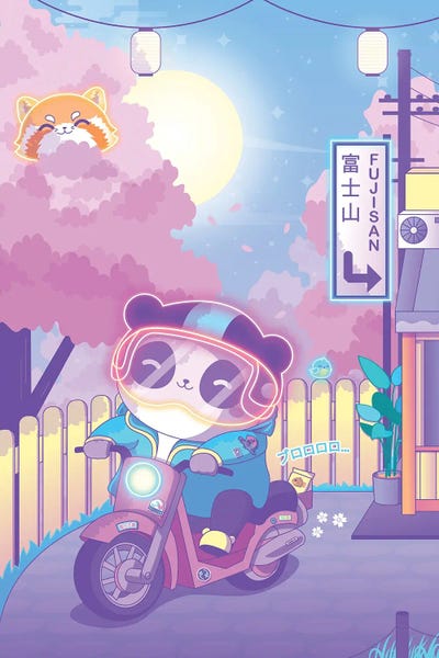 Pandas: Kawaii Scenery Serie I by Donnie Art