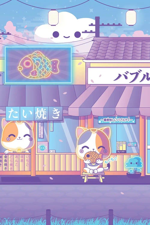 Kawaii Scenery Serie II by Donnie Art wall art