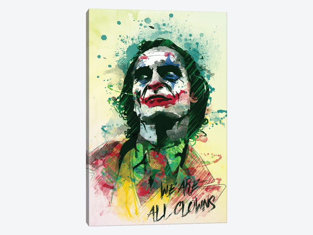 Smile In Watercolor by Donnie Art 1-piece Art Print