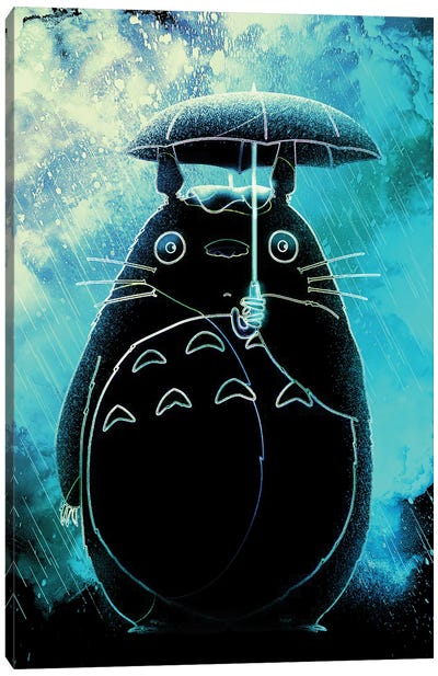 Soul Of The Forest Canvas Art Print - My Neighbor Totoro
