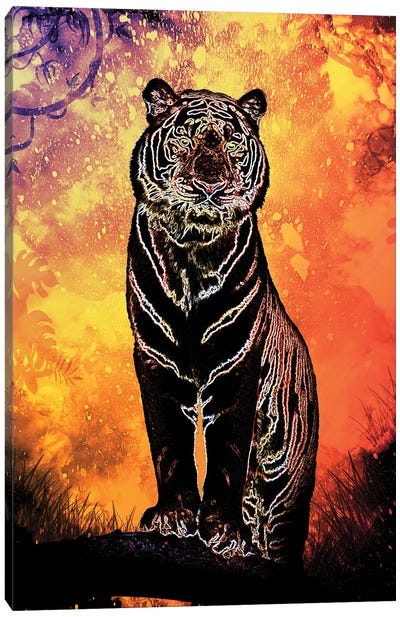 Soul Of The Tiger Canvas Art Print - Donnie Art