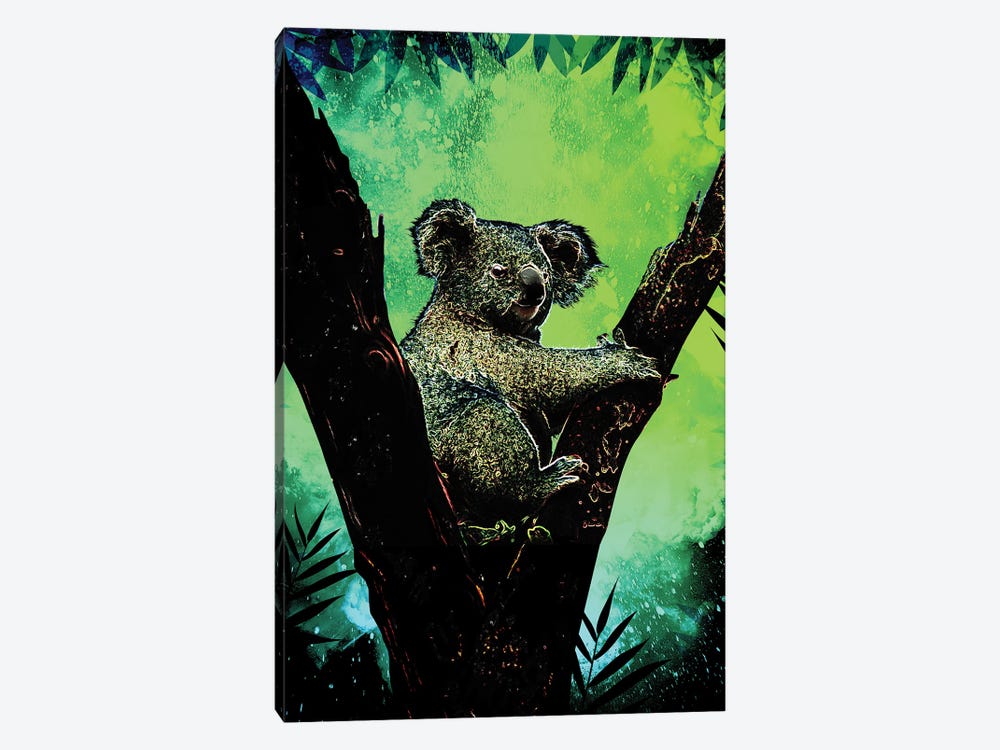 Soul Of The Koala by Donnie Art 1-piece Canvas Wall Art
