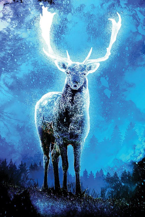 Soul Of The Deer Of Light by Donnie Art wall art