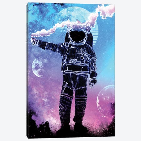 Soul Of The Astronaut Canvas Print #DNI44} by Donnie Art Canvas Art