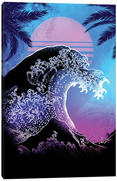 Soul Of The Great Retro Wave Canvas Art Print - Donnie Art