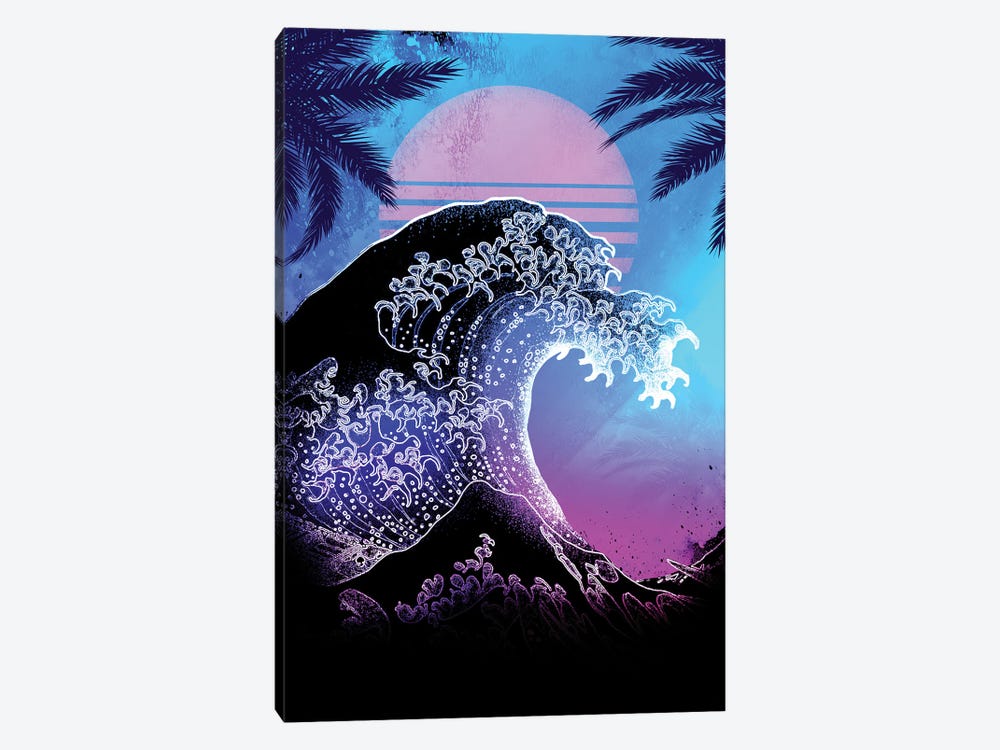 Soul Of The Great Retro Wave by Donnie Art 1-piece Canvas Print