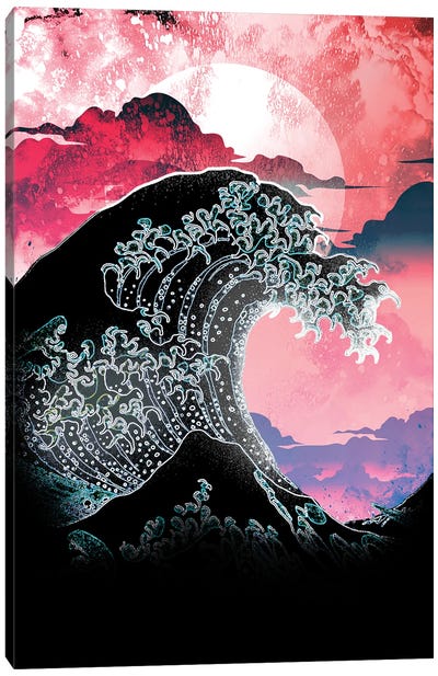 Soul Of The Classic Great Wave Canvas Art Print - The Great Wave Reimagined