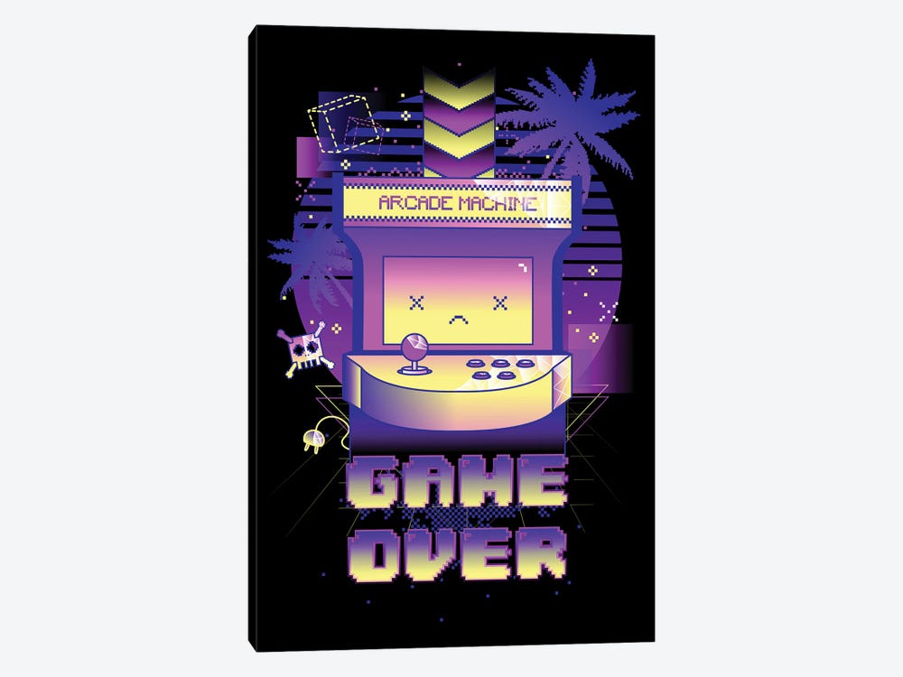 Game Over by Donnie Art 1-piece Canvas Print