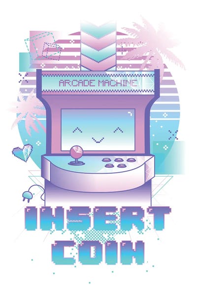 Video Games: Insert Coin by Donnie Art