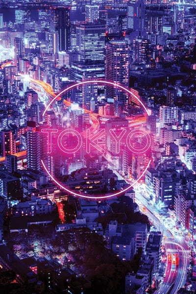 Blue: Tokyo By Night by Donnie Art