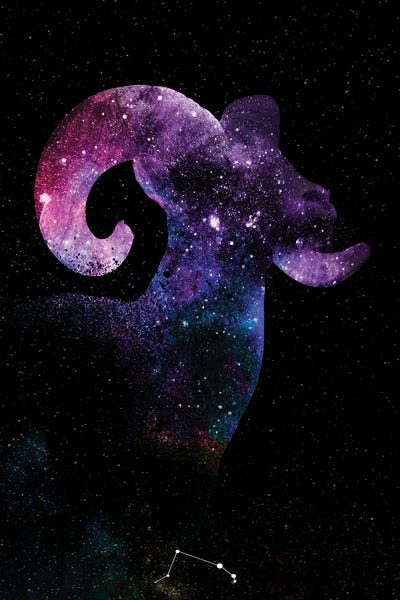 Donnie Art: Aries Galaxy by Donnie Art