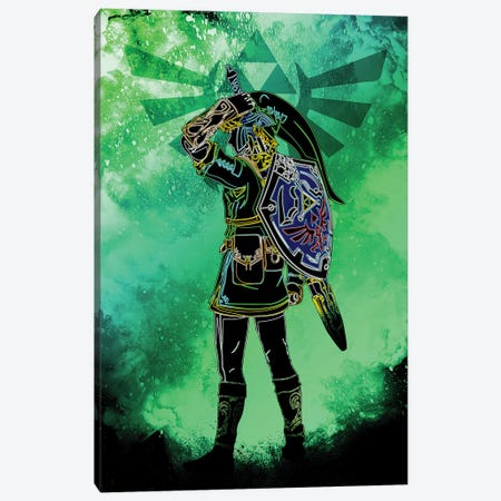 Soul Of The Hero Canvas Print #DNI58} by Donnie Art Canvas Wall Art