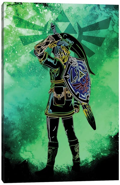 Soul Of The Hero Canvas Art Print - The Legend Of Zelda