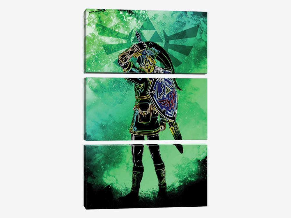 Soul Of The Hero by Donnie Art 3-piece Art Print