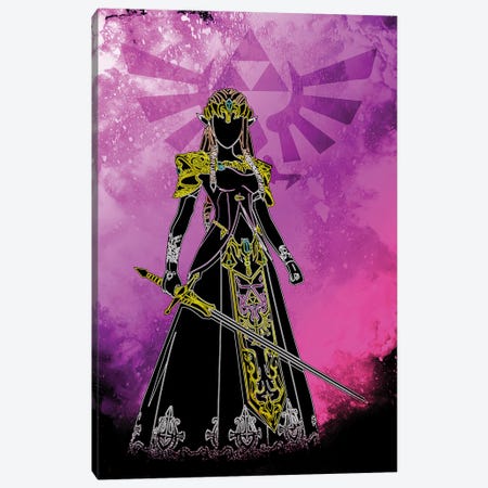 Soul Of The Princess Canvas Print #DNI59} by Donnie Art Canvas Artwork