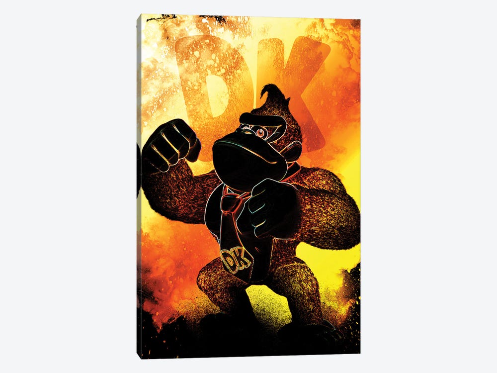 Soul Of The Gorilla by Donnie Art 1-piece Canvas Art Print