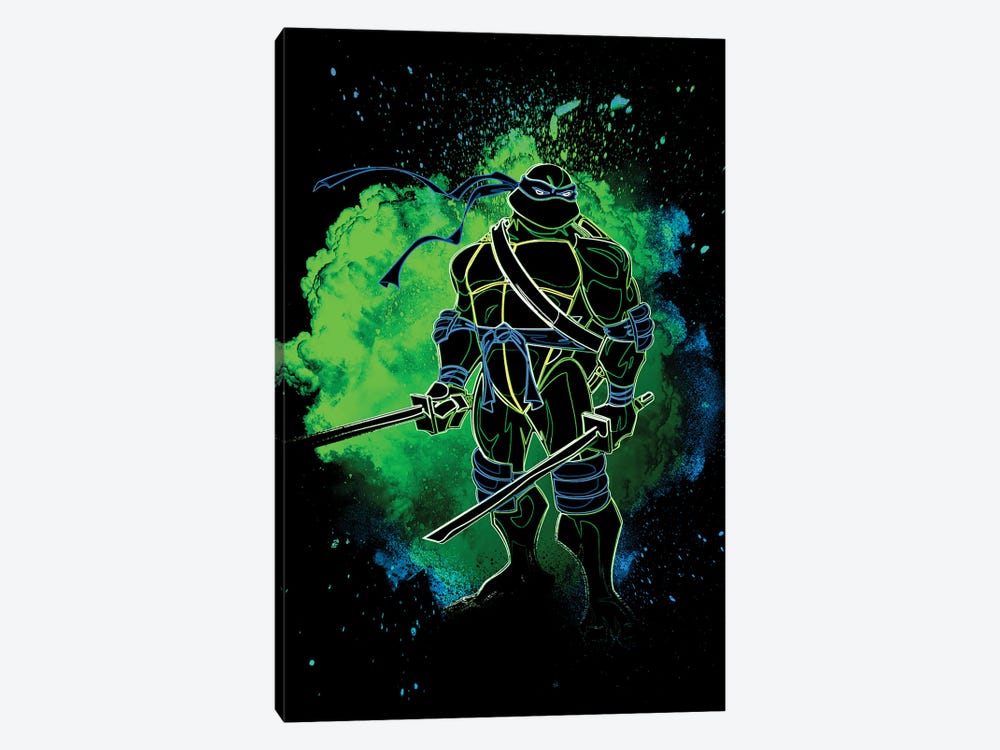 Soul Of The Blue Turtle by Donnie Art 1-piece Canvas Wall Art