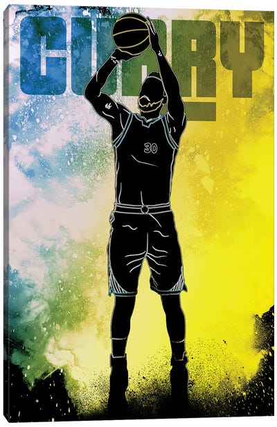 Soul Of Baby Face Canvas Art Print - Stephen Curry