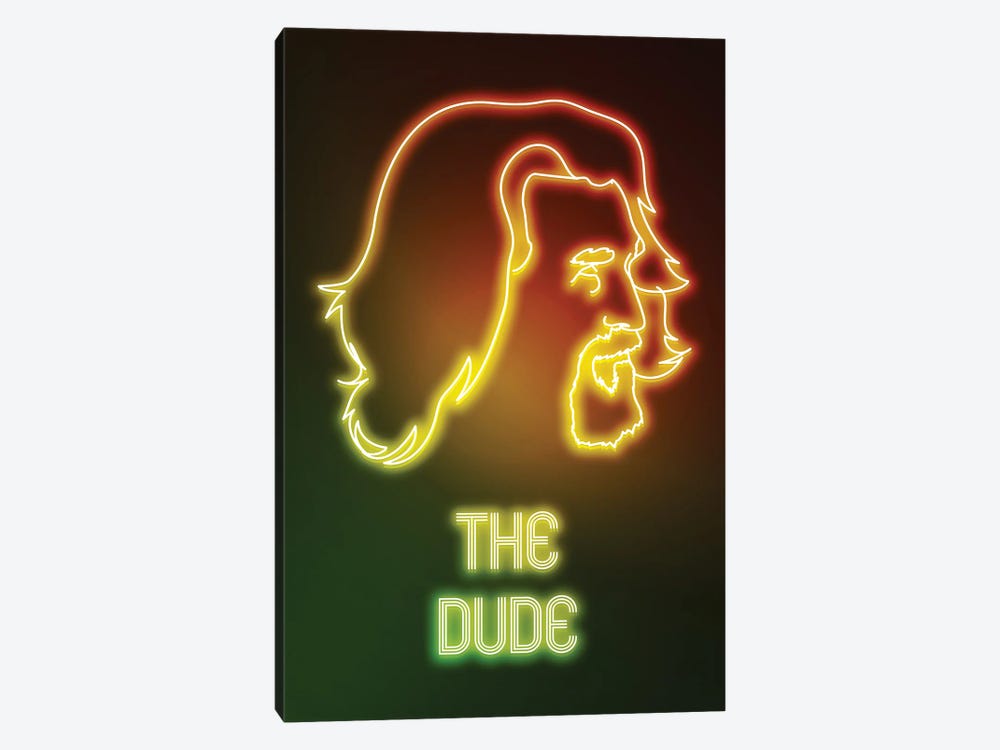 Neon Dude by Donnie Art 1-piece Canvas Art Print