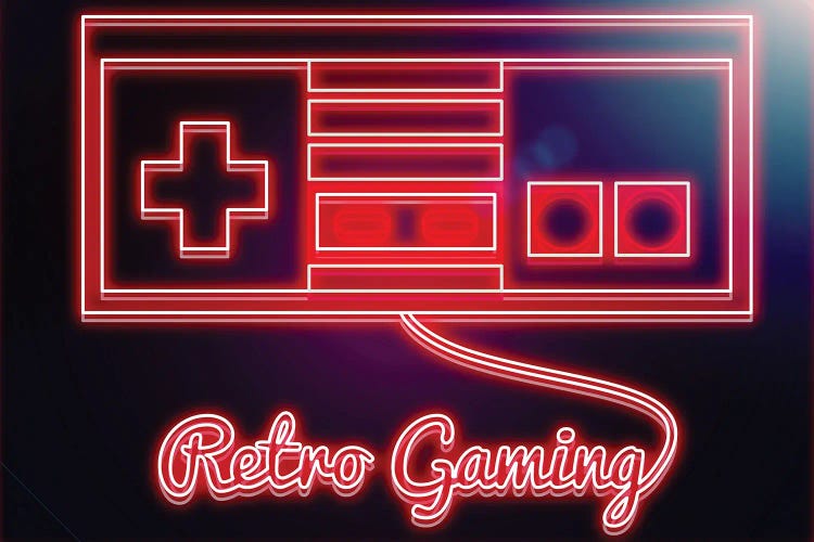 Neon Retro Gamer