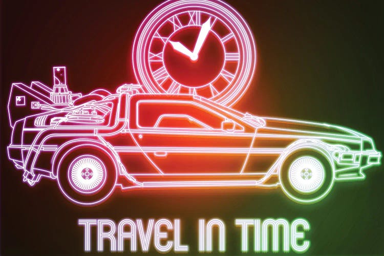 Neon Travel In Time