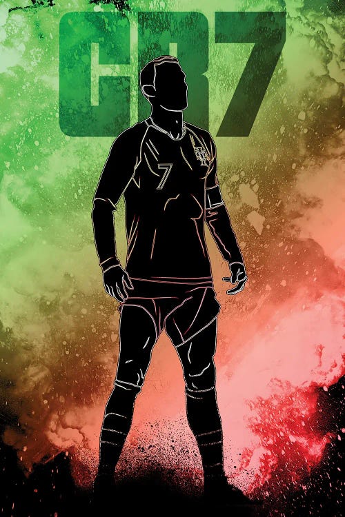 Soul Of CR7 by Donnie Art wall art