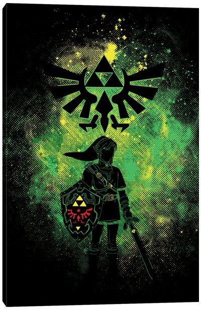 Courage Art Canvas Art Print - The Legend Of Zelda