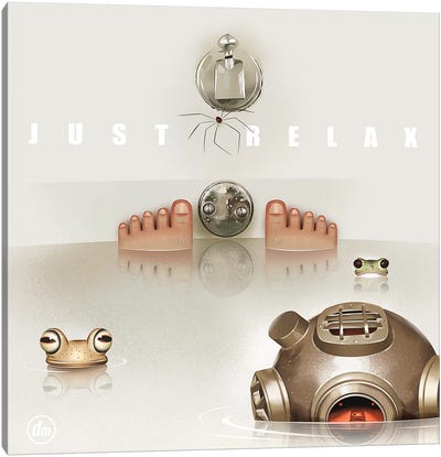 Just Relax Canvas Art Print - Body