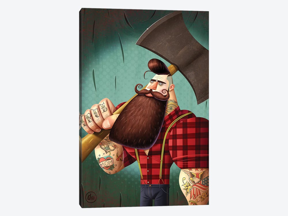 Lumberjack by Dean MacAdam 1-piece Art Print