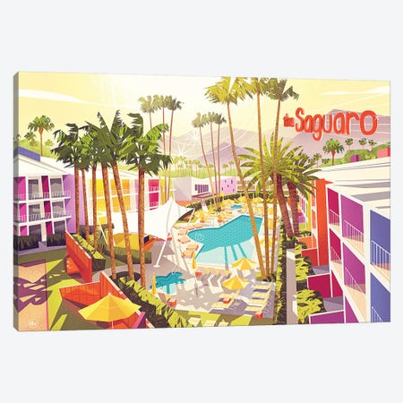 Saguro Palm Springs Canvas Print #DNM16} by Dean MacAdam Art Print