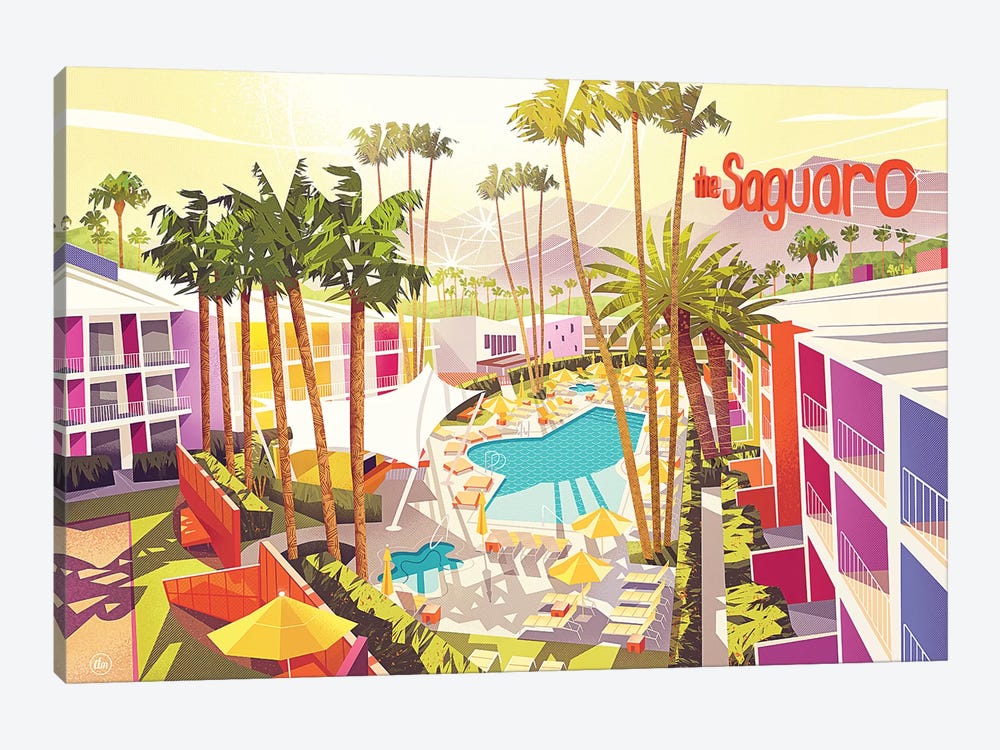 Saguro Palm Springs by Dean MacAdam 1-piece Canvas Art