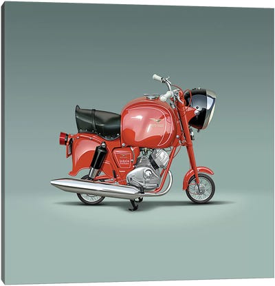 Moto Guzzi Lodola Gran Turismo Canvas Art Print - Dean MacAdam
