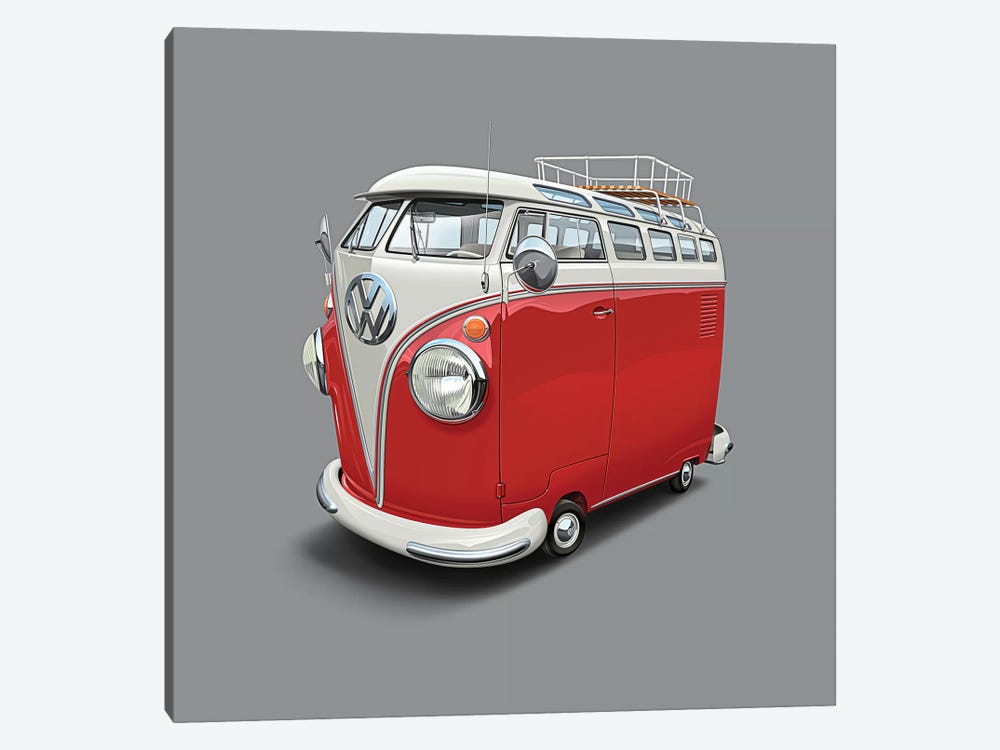 Volkswagen Van by Dean MacAdam 1-piece Canvas Wall Art