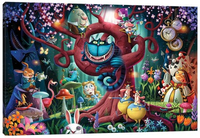 Alice Canvas Art Print - Alice In Wonderland