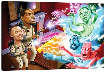 Durant Curry Ghostbusters Canvas Art Print - Ghostbusters