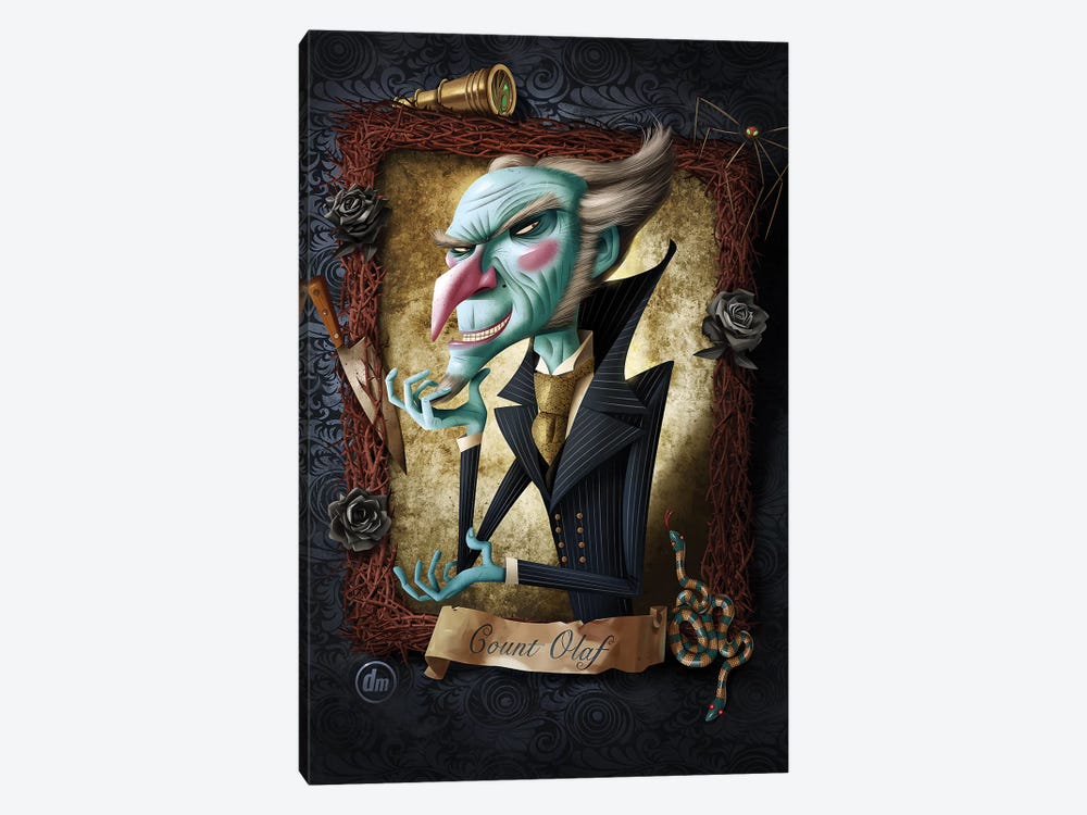 Count Olaf by Dean MacAdam 1-piece Canvas Print