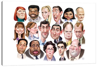 The Office Canvas Art Print - The Office