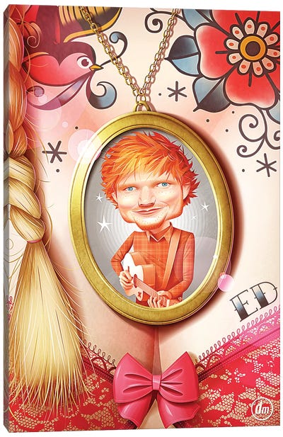 Ed Sheeran Canvas Art Print - Pop Music Art