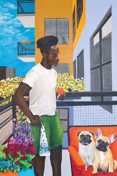 French Bulldogs: Balcony Boys by Dan Nelson