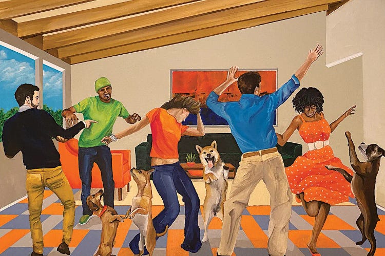 Dance Party by Dan Nelson wall art