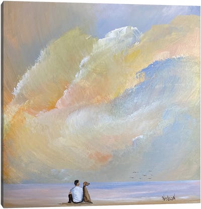 Cloud Watching Canvas Art Print - Dan Nelson