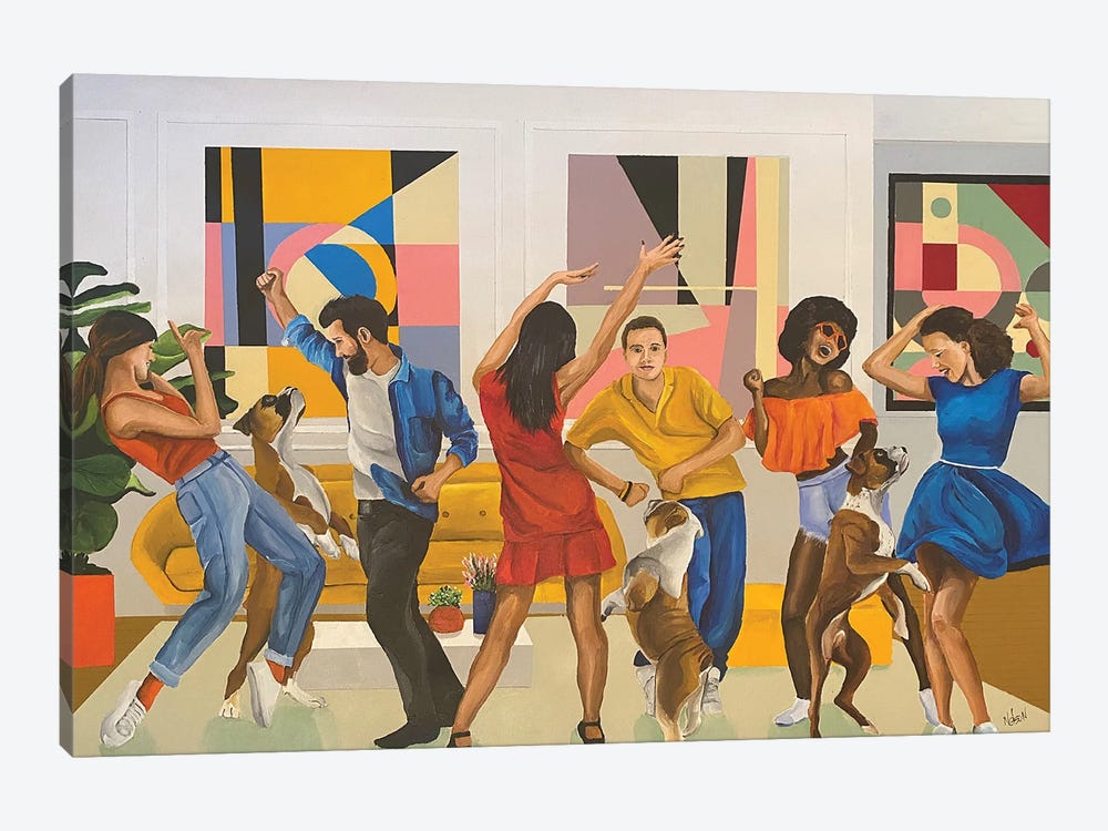 Dance Party II by Dan Nelson 1-piece Art Print